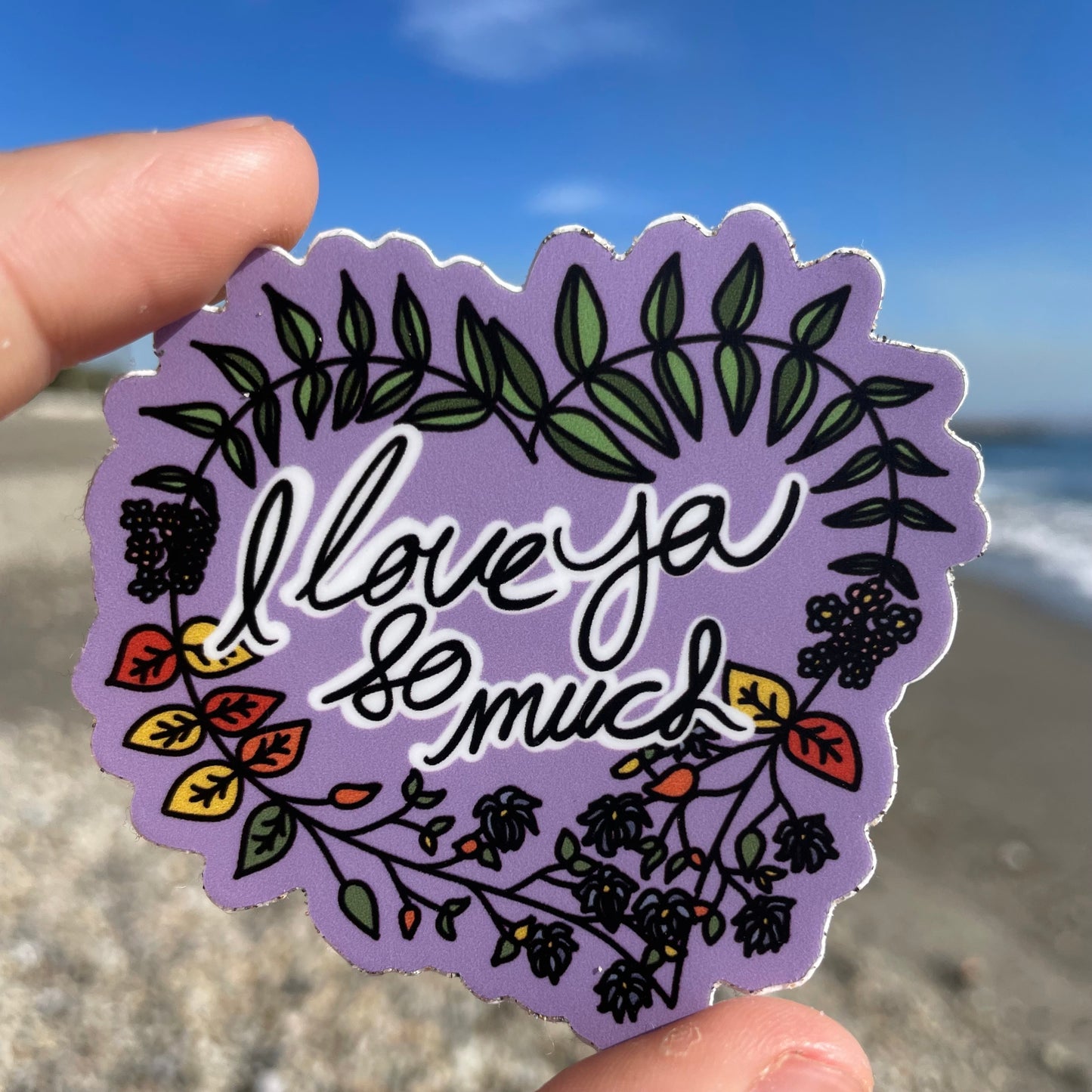 “I love you so much” Vinyl Sticker