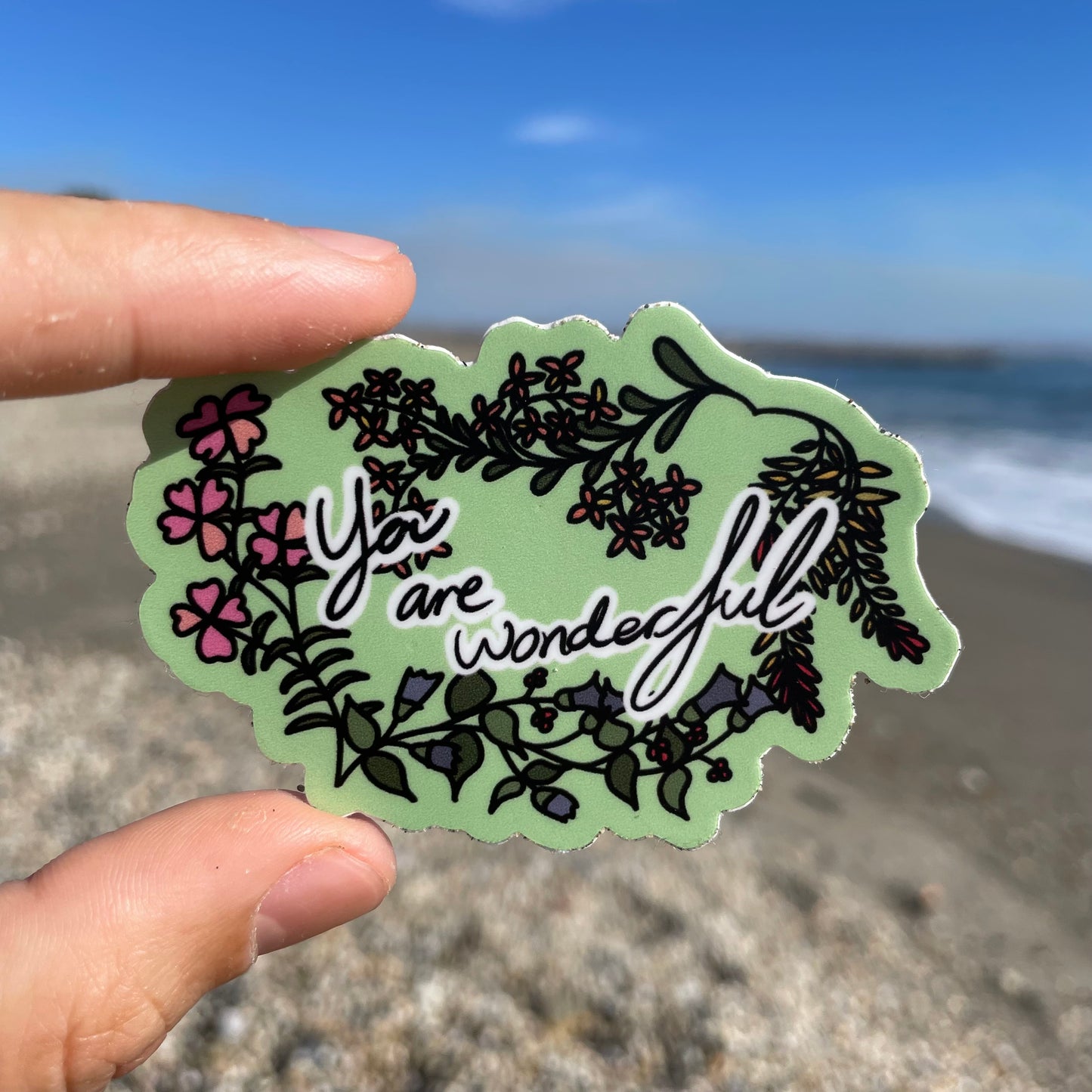 “You are wonderful” Vinyl Sticker